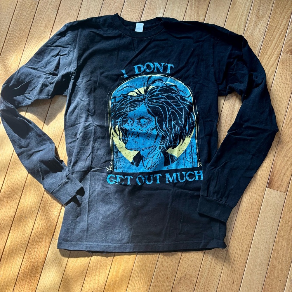 Hocus Pocus Disney Long Sleeve Black Halloween Shirt - Billy 🎃